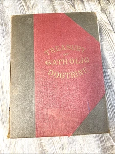 Treasury of the Catholic Doctrine Pictorial 1915 RARE VTG Religious book - Imagen 1 de 18