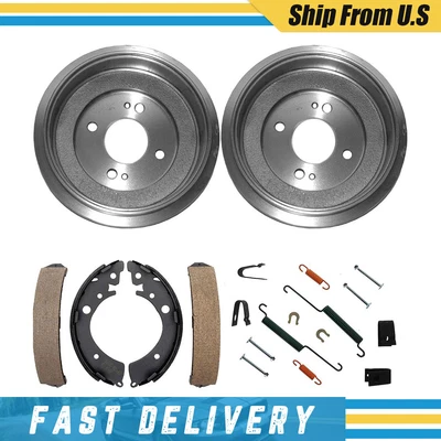 Se adapta a Honda Civic 2001 2002-2005 tambores de freno trasero zapatas y kit de resorte de herrajes Foto 1 de 4