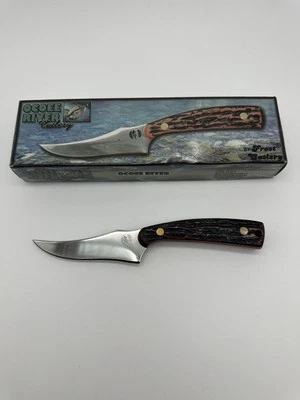 Ocoee River Cutlery Fixed Blade Skinner By Frost Cutlery  With Sheath - 7.5” - Image 1 of 4