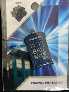 Doctor Who Bad Wolf Tardis Emaille Pin Anstecker - Bild 1 von 2