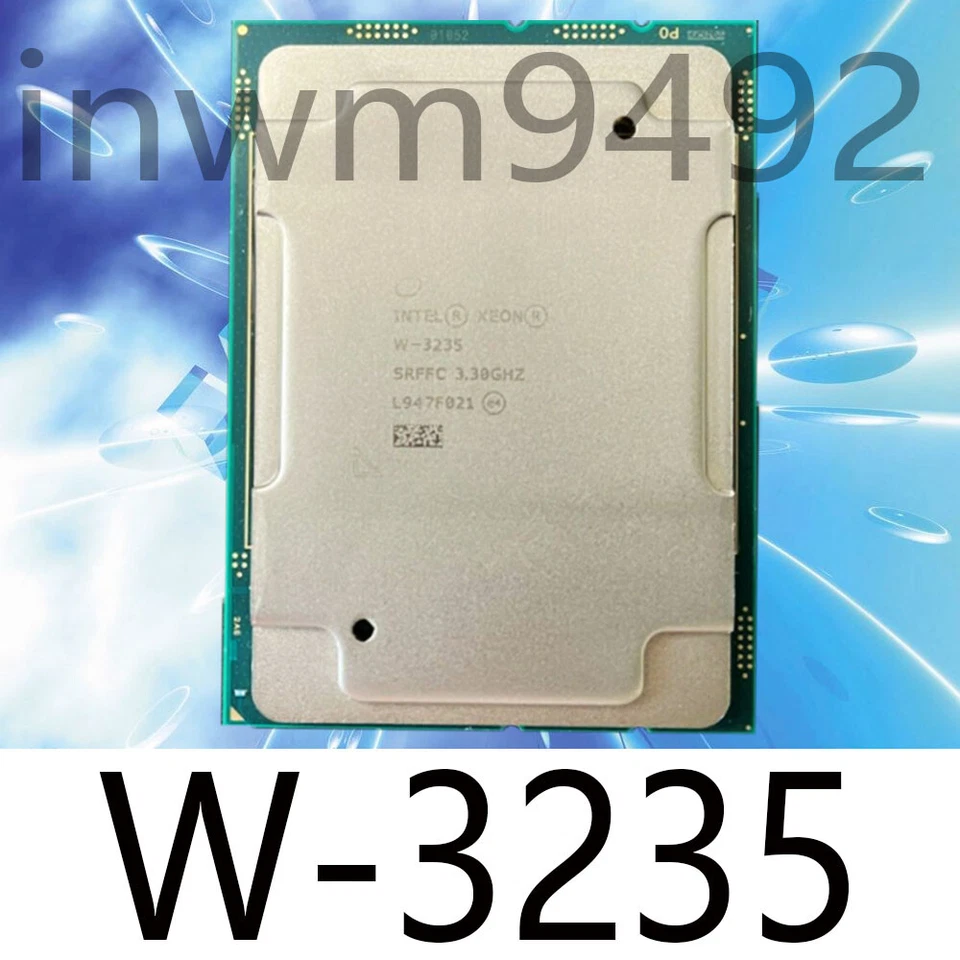 Intel Xeon W-3235 version 3.3GHz 12core 3647 server CPU processor - Image 1 of 1