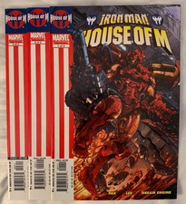 Iron Man House of M #1 - 3 of 3 Marvel Comics by Greg Pak, Pat Lee 2005