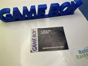Nintendo Gameboy Original Bedienungsanleitung Booklet 4 Player Adapter 4 Spieler - Picture 1 of 3