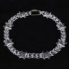 Transparent Acrylic Spike Chain Necklace Clear Link Chain Punk Choker Unisex New