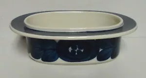 Arabia of Finland ANEMONE BLUE Butter Tub Base - Picture 1 of 1