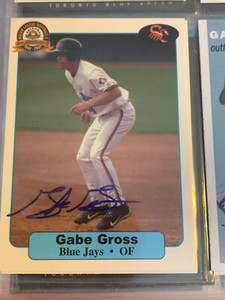 GABE GROSS AUTOGRAPHED SIGNED 2001 ARIZONA FALL LEAGUE CARD