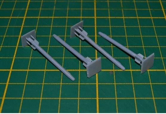 Missiles d''entrainement X4 -Matra R550 Magic II-1/48-pour Mirage-Jaguar-Rafale - Photo 1/1