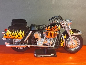  Road Rider Collection New Ray Rock & Road 53423 Devil Flames Harley Davidson. - Picture 1 of 14