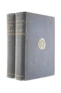 The Poetical Works of Robert Browning with portraits Vol. I and II - Imagen 1 de 1