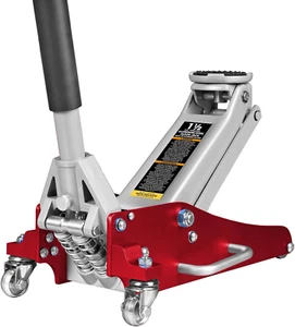 1.5 Ton Floor Jack,Aluminum and Steel Hydraulic Low Profile Car Jack with Dual P - Picture 1 of 8