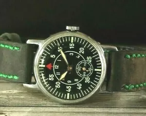 Pobeda ZIM LACO PILOT Watch 33 mm Vintage Soviet mechanical mens USSR wrist - Picture 1 of 12