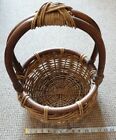 Collect Only Hr1 Wicker Picnic Crafting Hobby Basket Mid Size H 17 W 12 D 6 Inch