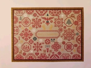 Stickideen von der Wiehenburg CHRISTMAS QUAKER Sampler Cross Stitch Pattern 2009 - Picture 1 of 5