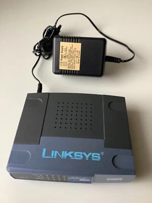 Cisco Linksys 5 Port 10/100 Workgroup Switch EZXS55W - Image 1 of 4