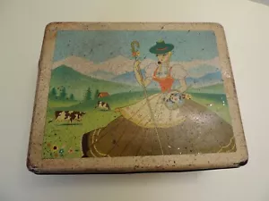 scatola vintage di latta ELAH - Foto 1 di 7