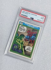 1990 Marvel Universe Spider-Man Presents: The Hulk (#152) PSA 9 MINT Pop 16; FS!