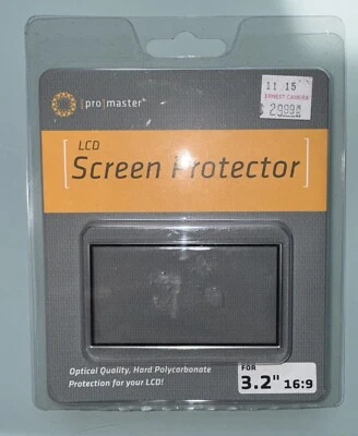New Promaster Hard LCD Screen Protector 3.2" 16:9 Camera - Image 1 of 2