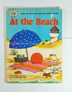 At the Beach Hide and Seek Book 1971 Nutmeg Press Childrens Book - Picture 1 of 6
