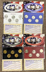 2003 Statehood Quarter Sets + Gold, Platinum, Denver, Philadelphia Sets + COA - Picture 1 of 9