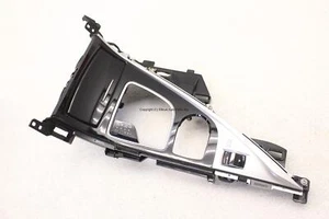 2014 2015 INFINITI Q50 CENTER CONSOLE ASHTRAY SHIFTER TRIM NAVIGATION W/O WOOD - Picture 1 of 9