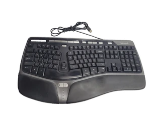 Microsoft Natural Ergonomic Keyboard 4000 v1.0 KU-0462 USB Wired Curved - Bild 1 von 6
