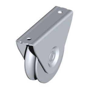 Tor Rolle  d=100mm bis 400kg mit Hohlkehle 20mm - Bild 1 von 1