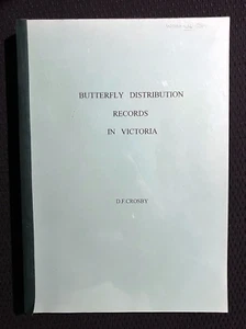Butterfly Distribution Records in Victoria D.F. David Crosby RARE 2003 Data Set - Picture 1 of 5