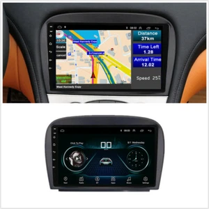 9" 2+32GB Car Android 10.1 Stereo Radio GPS Navigation For Mercedes-Benz SL R230 - Picture 1 of 12