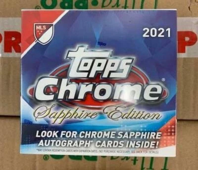 2021 Topps® MLS Chrome Sapphire Edition - Three Box Lot Confirmed Pre-Order - Image 1 of 2
