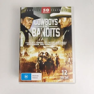 Cowboys and Bandits 50 Movie Collection DVD All Regions - Picture 1 of 5