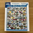 White Mountain State Birds And Flowers Puzzle 1000 Pieces USA Complete