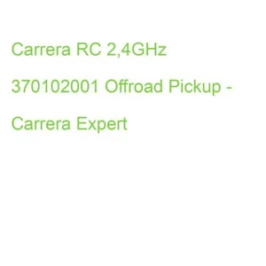 Carrera RC 2,4GHz 370102001 Offroad Pickup - Carrera Expert (9003150124306) - Bild 1 von 2