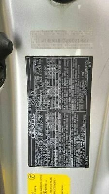 Cuarto de cristal trasero izquierdo OEM 2002 2003 2004 2005 2006 2007 2008 2009 Lexus SC430 Foto 1 de 4