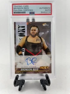 WWE 2021 Topps We Are NXT Bronson Reed Autograph #'d Card Signed PSA DNA - Picture 1 of 2