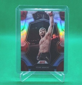2023 Panini Select UFC Silver Prizm Premier Level Stipe Miocic