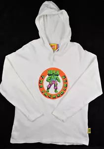 VTG 80s Marvel Comics x Incredible Hulk Hoodie Mens Medium 44" Single Stitch - Picture 1 of 22