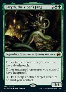 MTG - SARYTH, THE VIPER'S FANG - Innistrad: Midnight Hunt (R) - Picture 1 of 1