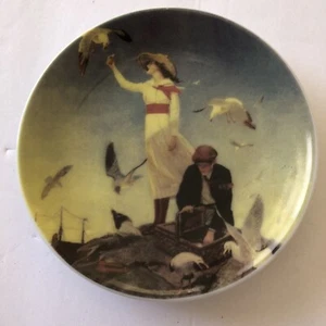 Norman Rockwell's "On Top Of The World" Mini 4" Collector Plate - Picture 1 of 2
