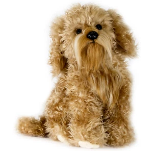 ~❤️~BOCCHETTA Gilbert OODLE Poodle Mix 30cm 12" Brown DOG soft toy plush~❤️~ - Picture 1 of 3