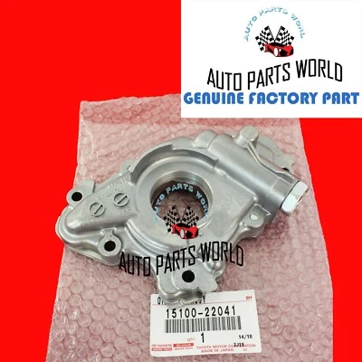 BOMBA DE ACEITE ORIGINAL OEM TOYOTA CELICA COROLLA MR2 SPYDER MATRIX 1,8 L 15100-22041 Foto 1 de 2