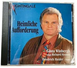 Gösta Winbergh Richard Strauss Heimliche Aufforderung Nightingale Classics CD - Imagen 1 de 2