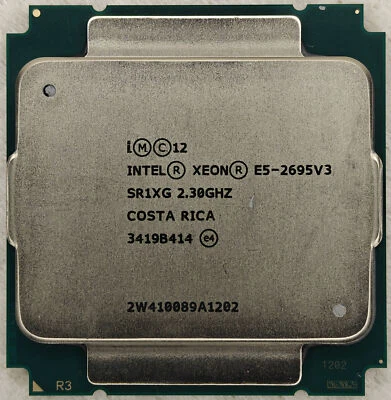 Intel Xeon E5-2695 V3 2.3GHz 14-Core Processor CPU LGA2011 SR1XG - Image 1 of 2