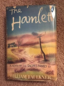 William Faulkner,THE HAMLET,true 1st P. w/partial Original DJ& Facsimile DJ - Picture 1 of 11