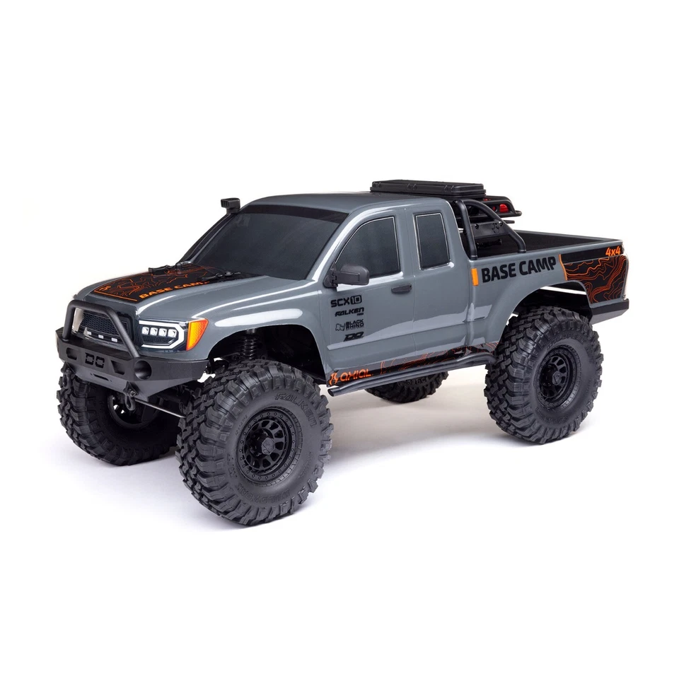 Axial 1/10 SCX10 III Base Camp 4X4 Rock Crawler Brushed RTR Gray AXI1375T2