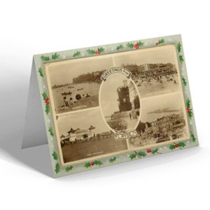 CHRISTMAS CARD Vintage Isle of Wight - Ryde (3)