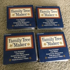 Broderbund Family Tree Maker Version 8  Volumes II, III & IV - & Most of Vol 1
