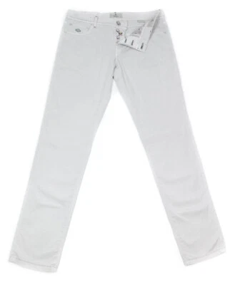 Pantalones Luigi Borrelli Gris Claro - Súper Delgados - 34/50 - (CAR2931550) Foto 1 de 4