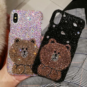 Bling Bear phone case Crystal Customize cover For Various Phone Case