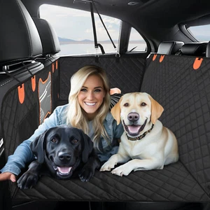 Hard Bottom Dog Car Seat Cover Pet Dog Hammock for Full Size Pickups - Picture 1 of 7