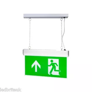 Cartello LED Emergenza da Appendere 3Watt 3Ore Batteria Back Up - Foto 1 di 1